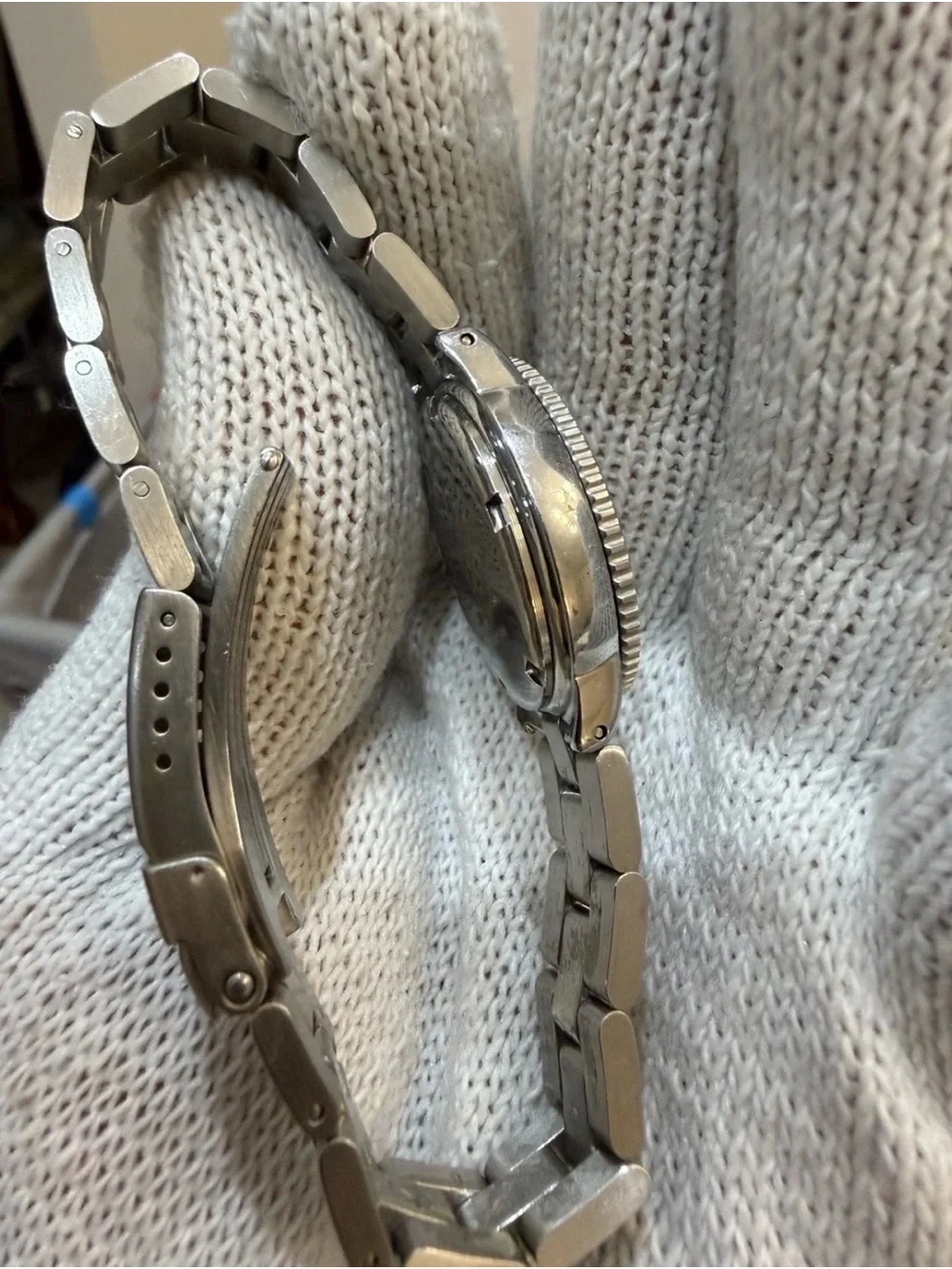 Vintage Giorgio Beverly Hills Swiss Made Ladies Watch Two Tone Diver 100M Date